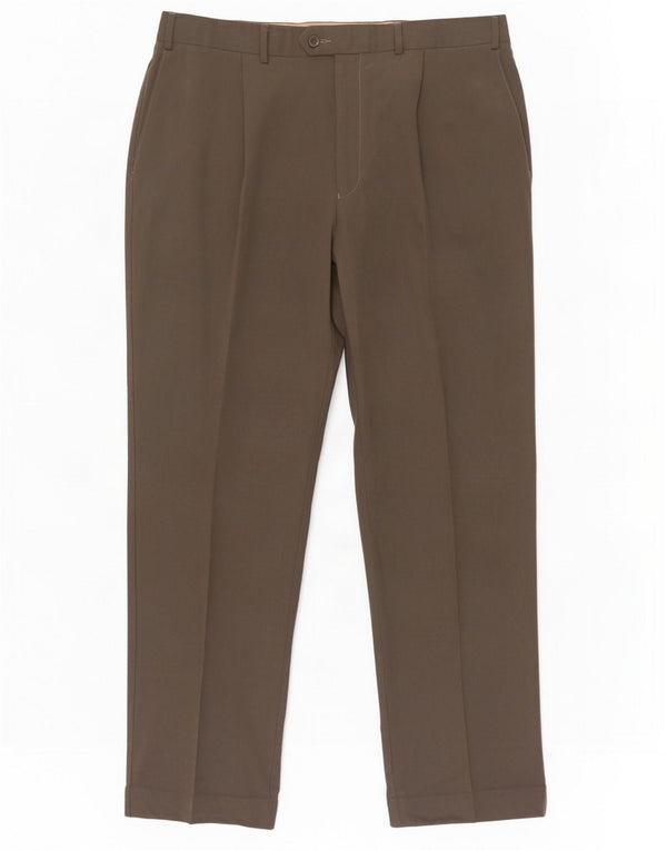 Marks & Spencer Herre Pegged Suit Bukser W38 L31 Grå Lyocell