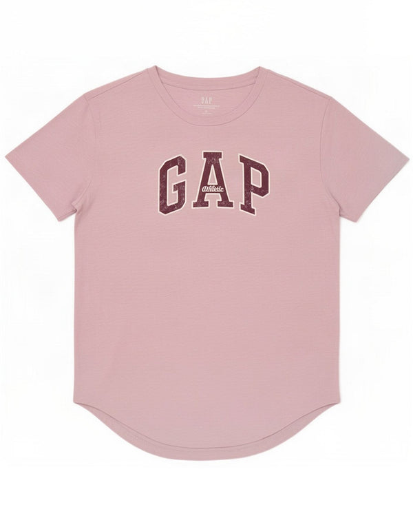 Gap Womens Oversized Graphic T-Shirt Top UK 6 XS Purple Flecked Cotton