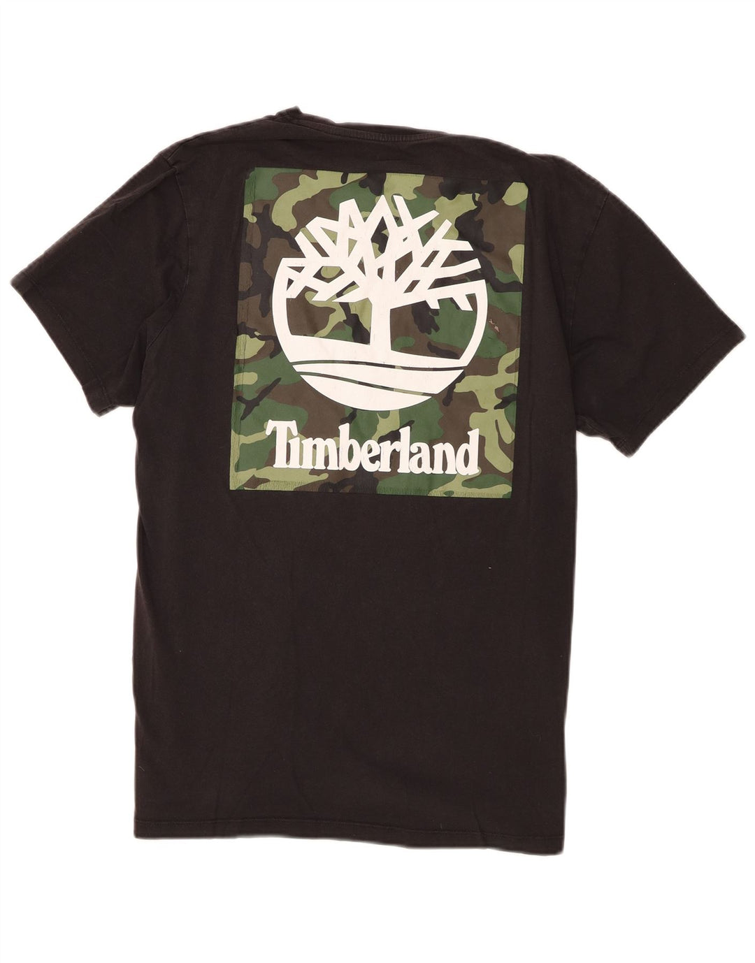 Timberland Herre grafisk T-shirt top lille sort bomuld