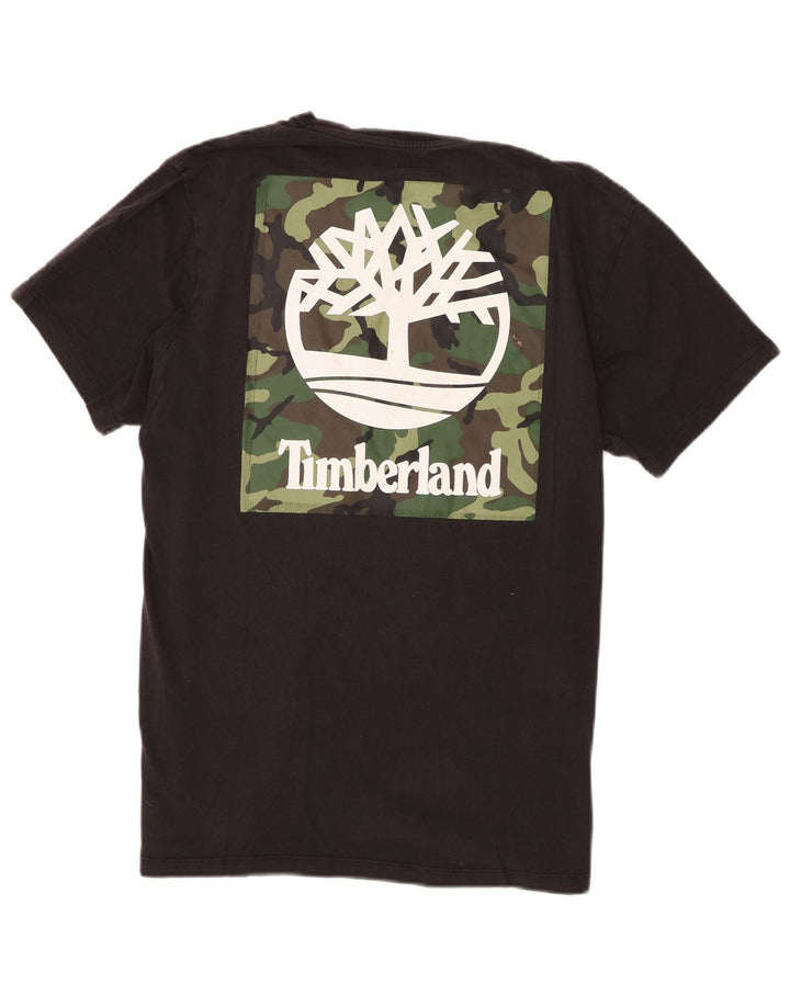 Timberland Herre grafisk T-shirt top lille sort bomuld