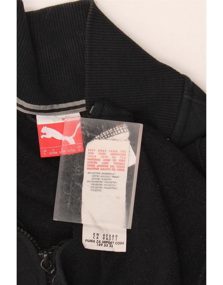 PUMA Herre grafisk træningsdragt Topjakke Stor sort bomuld