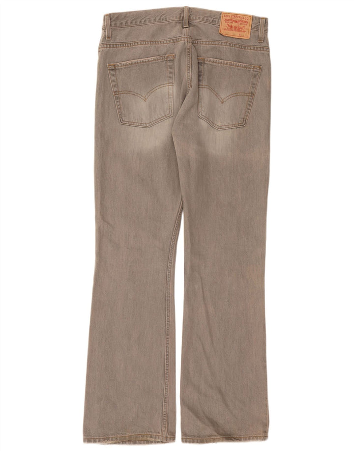Levi's Herre 507 Bootcut Jeans W34 L32 Grå Bomuld