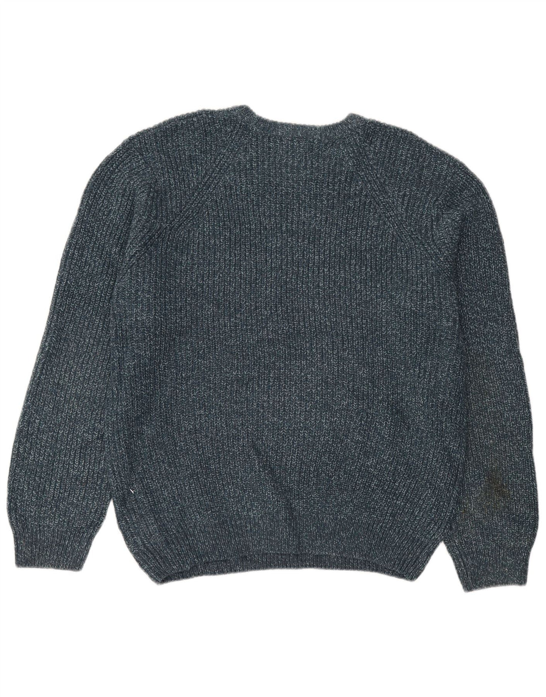 Marks & Spencer Herre Crew Neck Jumper Sweater 2XL Blå Flecked Acryl