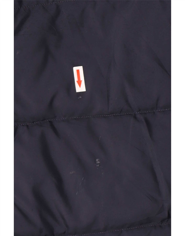 Tommy Hilfiger Dame Polstret Jakke UK 16 Large Navy Blue Polyester