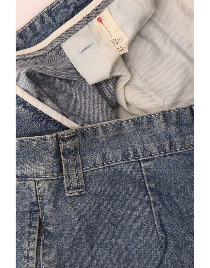Vintage lige jeans til kvinder W33 L34 Blå