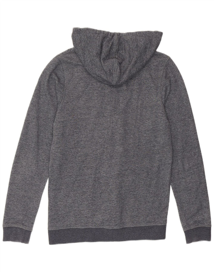 Jack & Jones Hættetrøje med lynlås til mænd mellemgrå Flecked Polyester