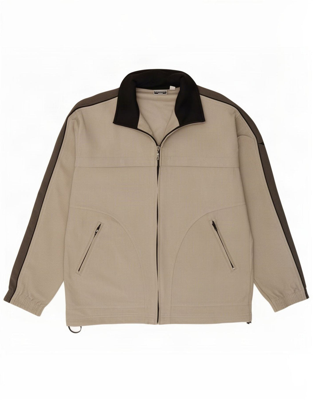 Diadora Træningsdragt til mænd Topjakke UK 40 Medium Beige Colourblock Polyester