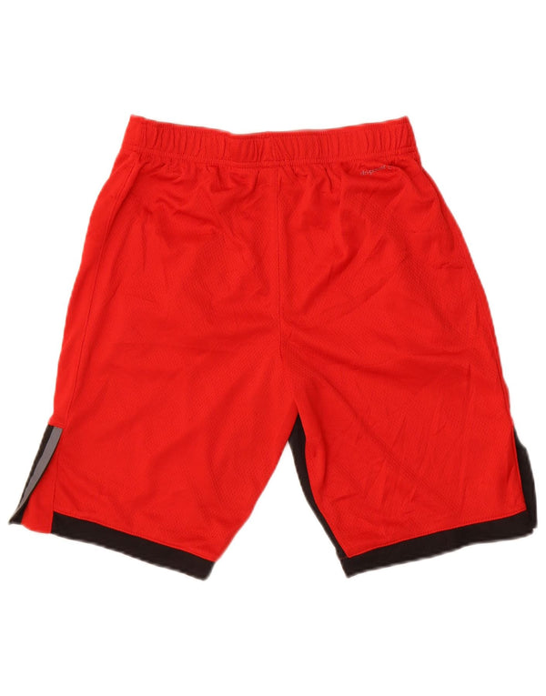 Russell Athletic Boys Sport Shorts 14-15 Years XL Red Colourblock Polyester