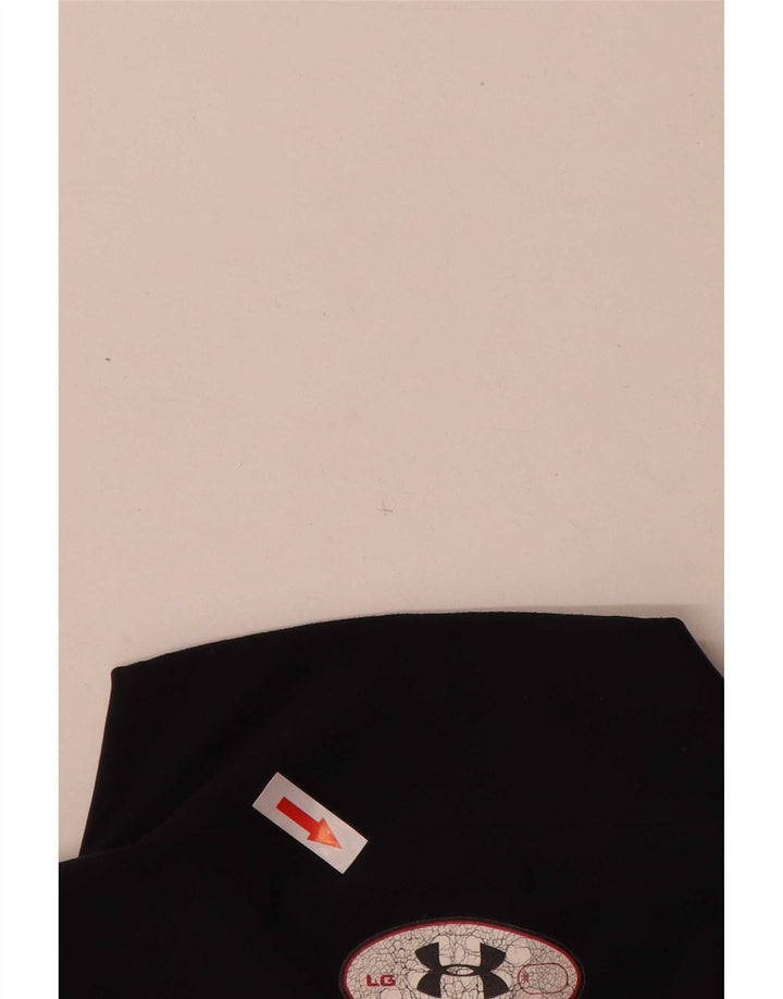 Under Armour Herre Cold Gear Top Langærmet Stor Sort Nylon