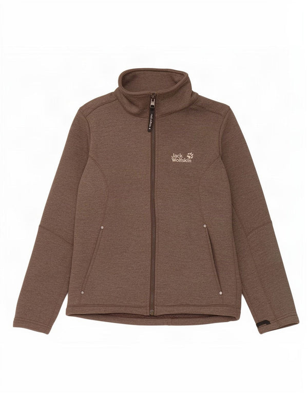 Jack Wolfskin Dame Liner Træningsdragt Topjakke UK 12/14 Medium Brun