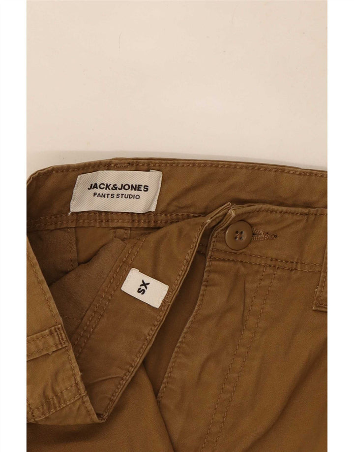 Jack & Jones Herre Cargo Shorts XS W30 Khaki Bomuld