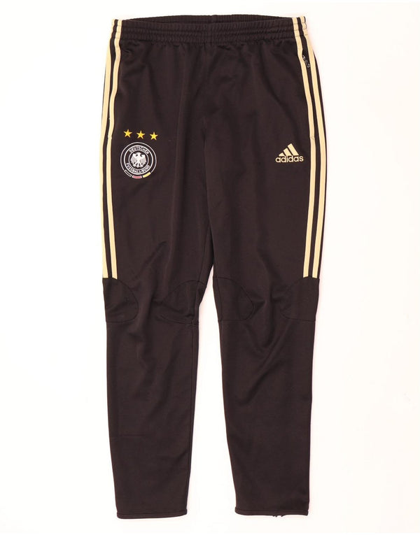 Adidas Herre Deutscher Fussball Bund Træningsdragt Bukser UK 42/44 Large Black