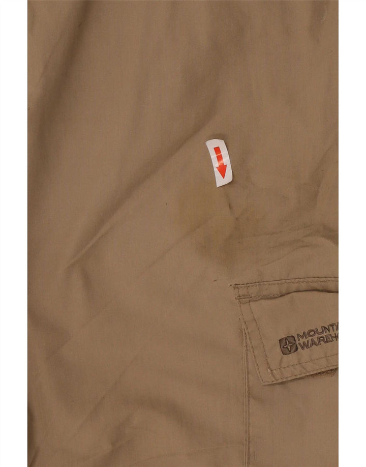 Mountain Warehouse Herre Straight Cargo Bukser W34 L26 Beige Polyester