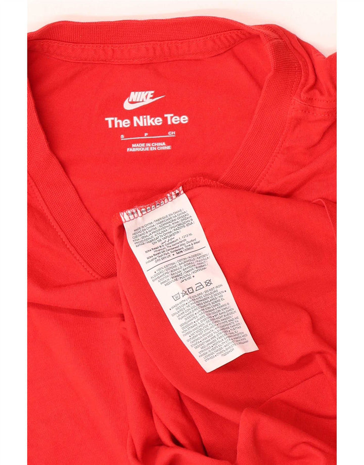 Nike herre T-shirt top lille rød bomuld