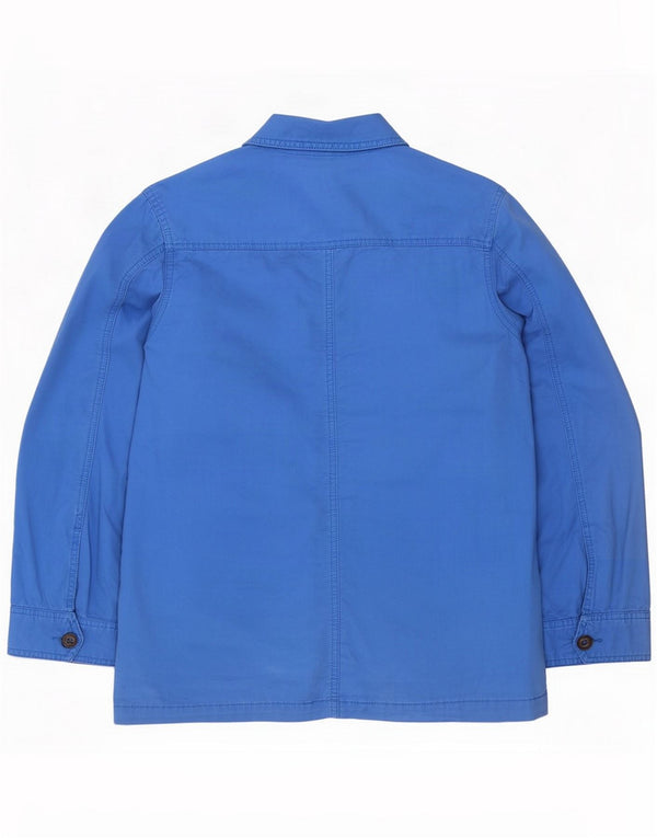 Crew Clothing Dame Utility Jacket UK 14 Medium Blue Cotton