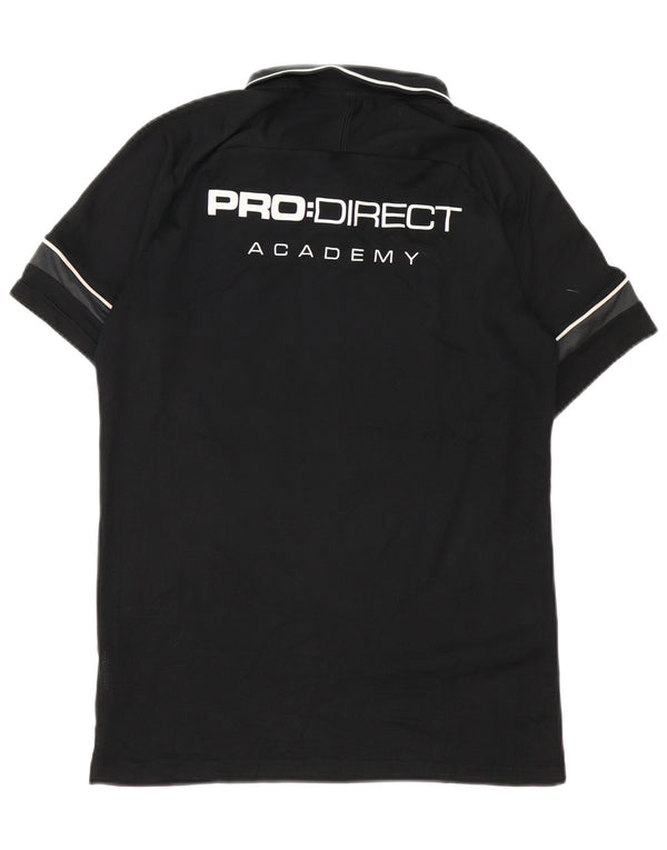 Nike Herre Pro Direct Academy grafisk poloshirt Medium Sort Colourblock