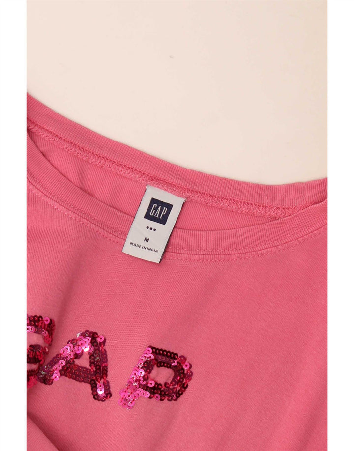 Gap Grafisk T-shirt top til kvinder UK 12 Medium Pink