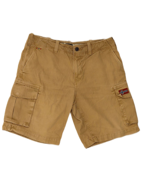 Napapijri Herre Cargo Shorts W33 Medium Beige Bomuld