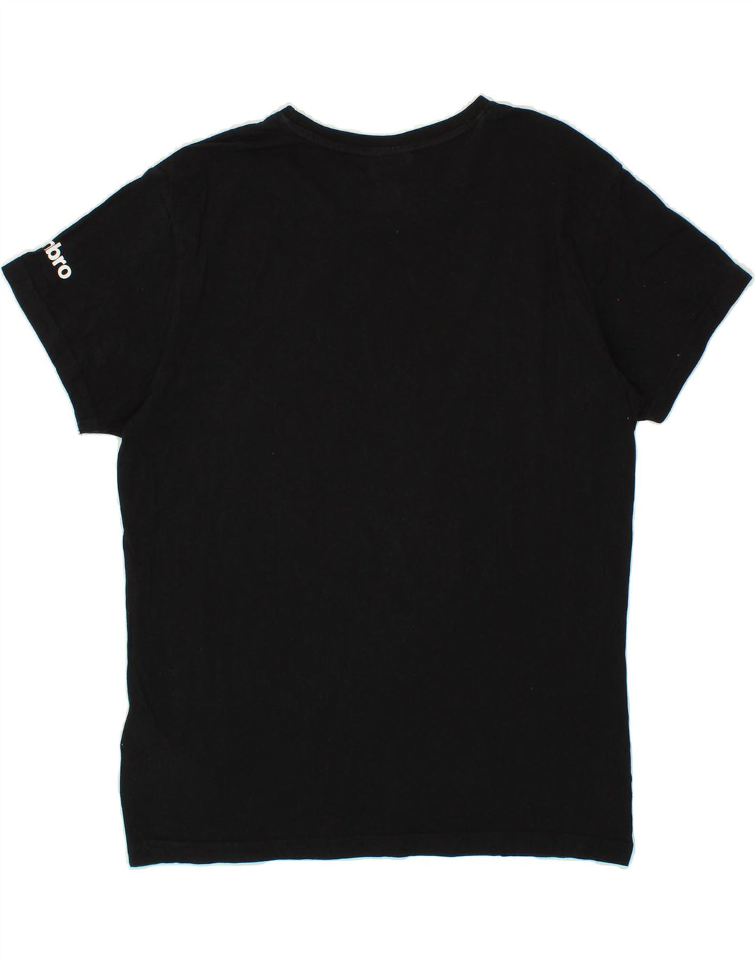 UMBRO Mens T-Shirt Top Medium Black Cotton Vintage Umbro and Second-Hand Umbro from Messina Hembry 