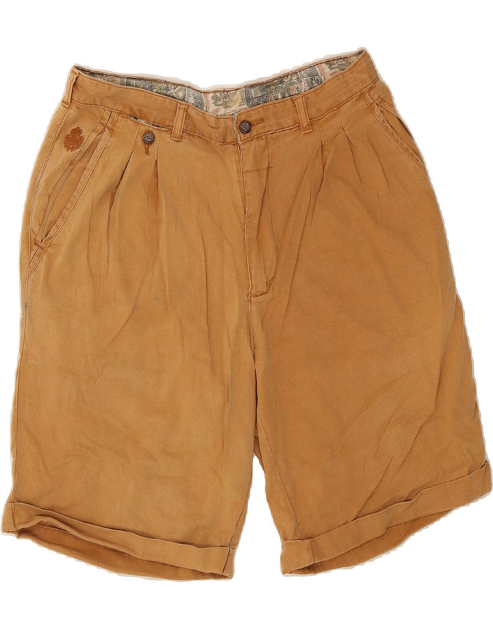 VINTAGE Mens Chino Shorts IT 50 Large W34  Brown Cotton Vintage Vintage and Second-Hand Vintage from Messina Hembry 