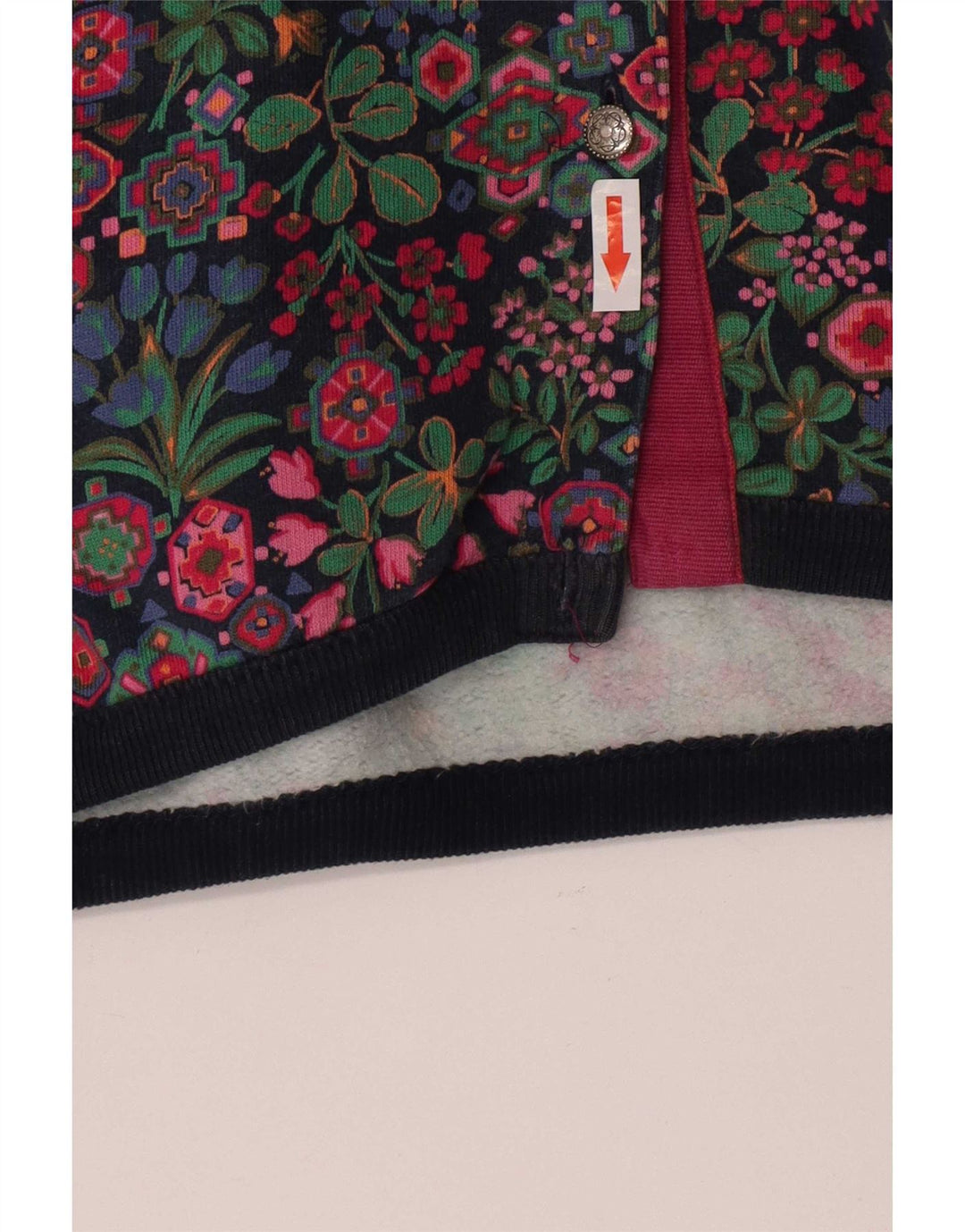 Best Company Dame Cardigan Sweater US 8 Medium Multicolored