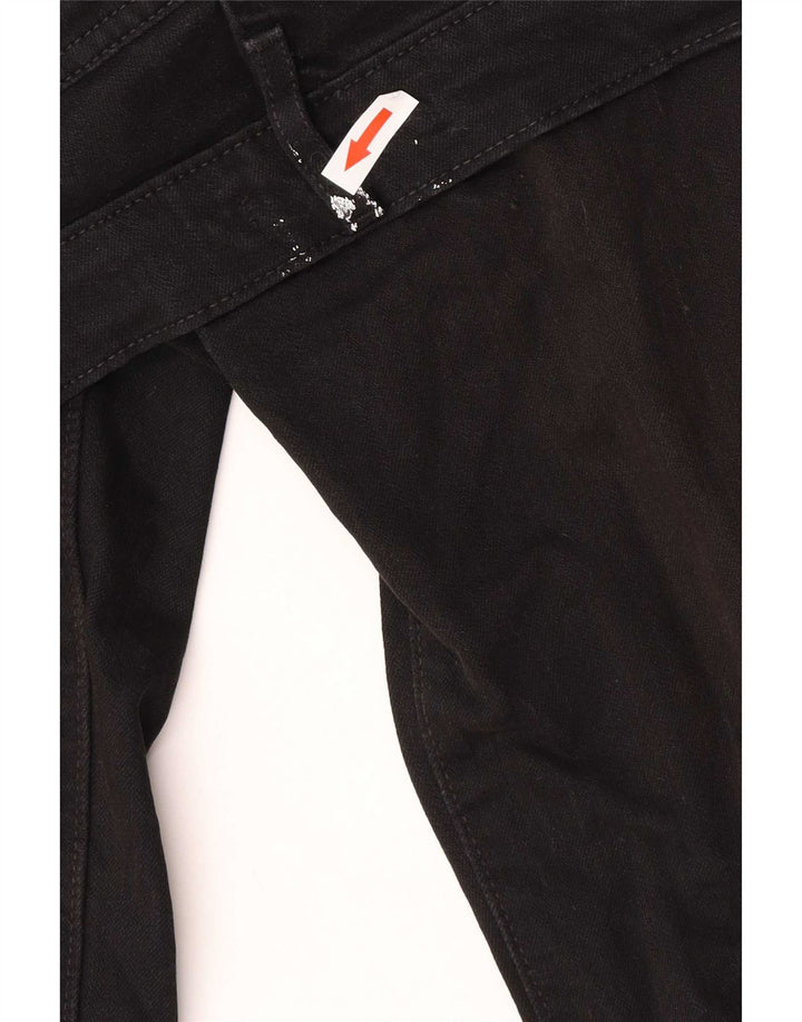Levi's Dame 712 Slim Jeans W30 L32 Sort Bomuld