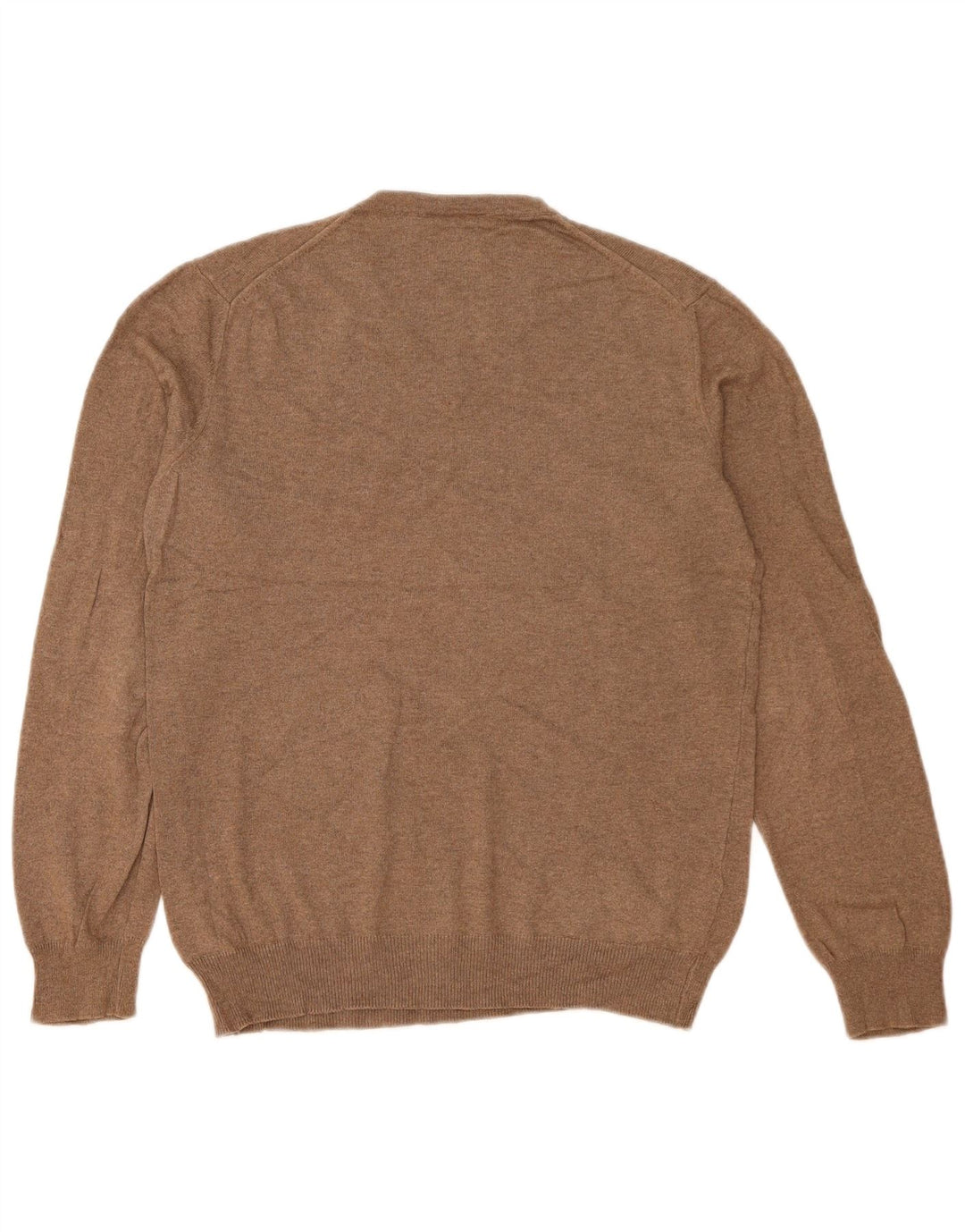 John Lewis Herre V-hals sweater lille beige bomuld