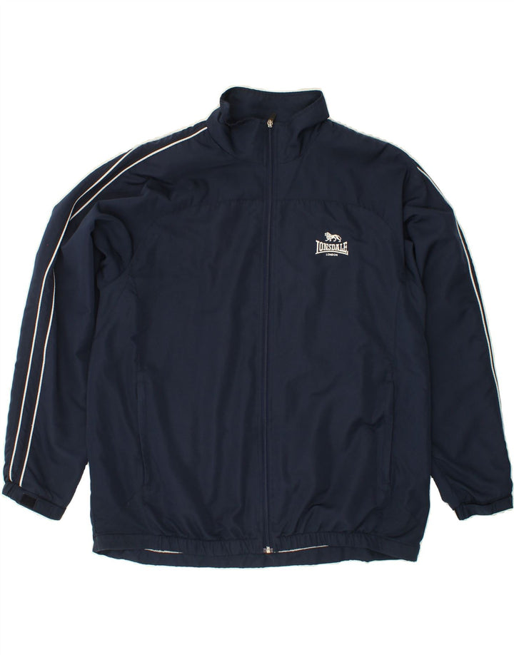 LONSDALE Træningsdragt til mænd Topjakke Stor marineblå polyester