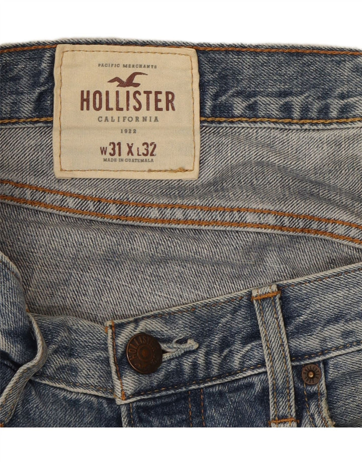 HOLLISTER Womens Distressed Slim Jeans W31 L32 Blue Cotton Vintage Hollister and Second-Hand Hollister from Messina Hembry 