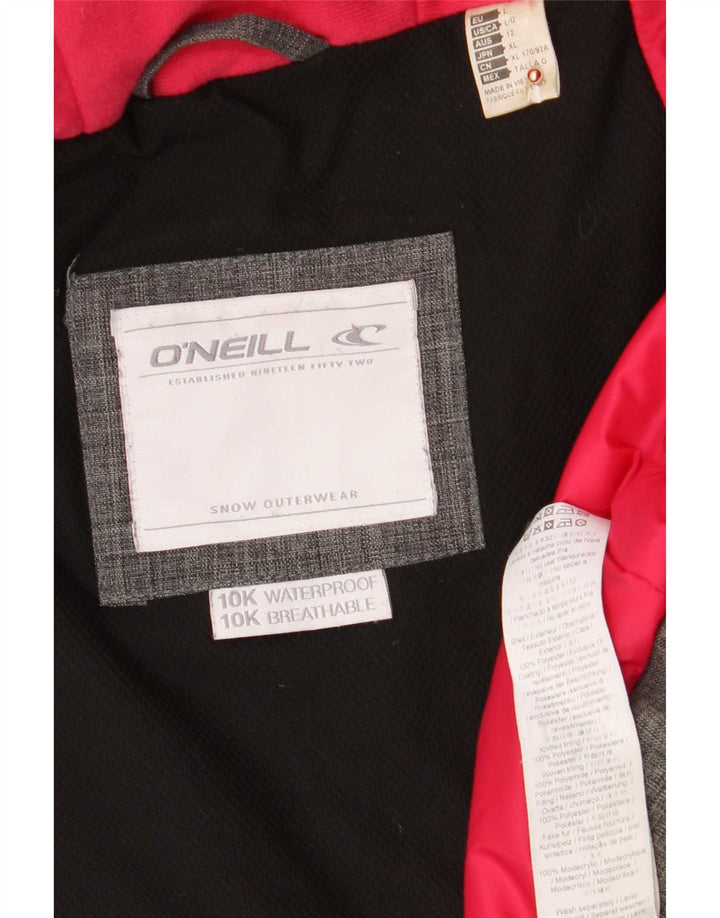 O'Neill Herre Hooded Parka Jacket UK 40 Large Grå Polyester