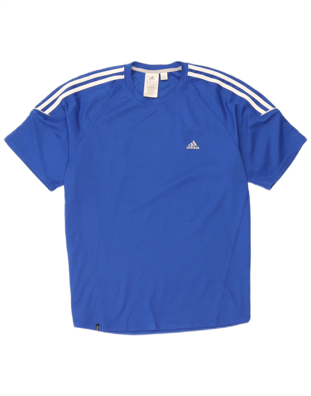 Adidas Herre T-Shirt Top Stor Blå Polyester