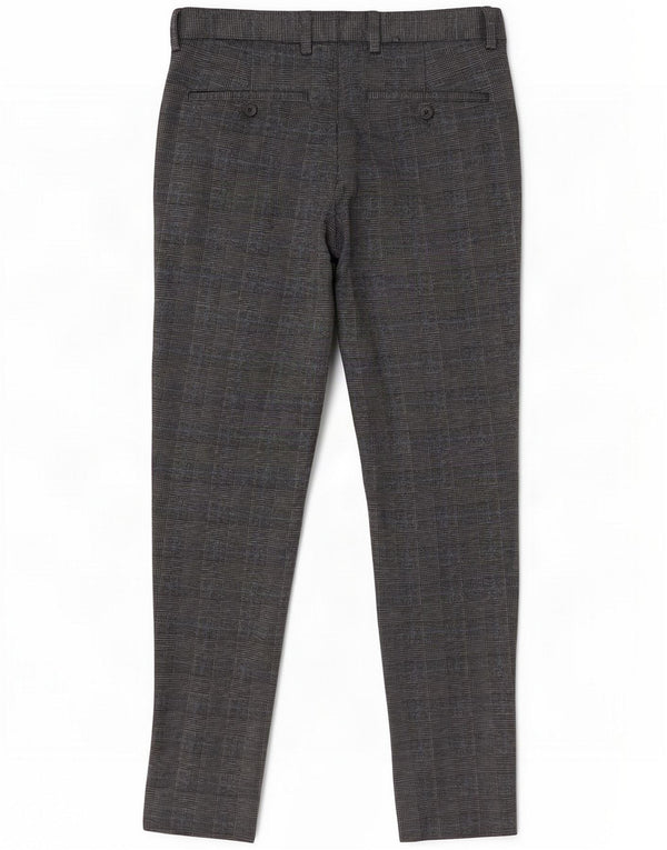 Jack & Jones Herre Marco Slim Chino-bukser W28 L27 Grå Houndstooth