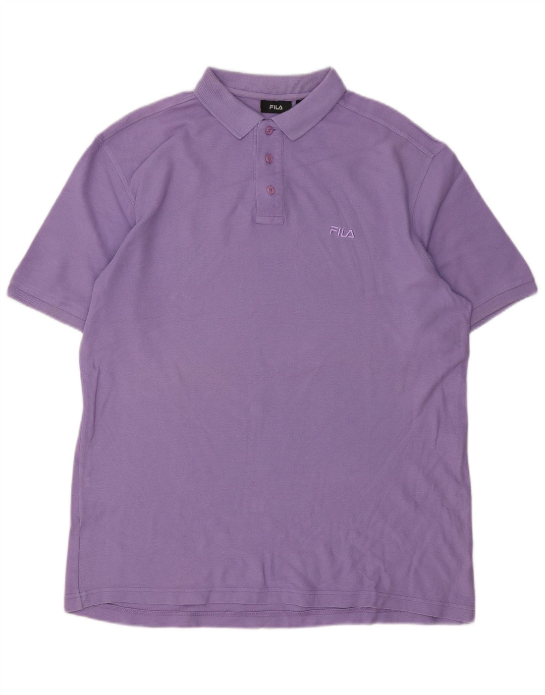 Fila Polo Shirt til mænd XL Lilla bomuld
