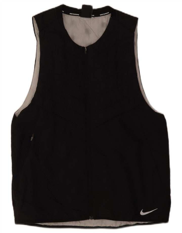 Nike Running Gilet UK 38 Medium Sort Nylon