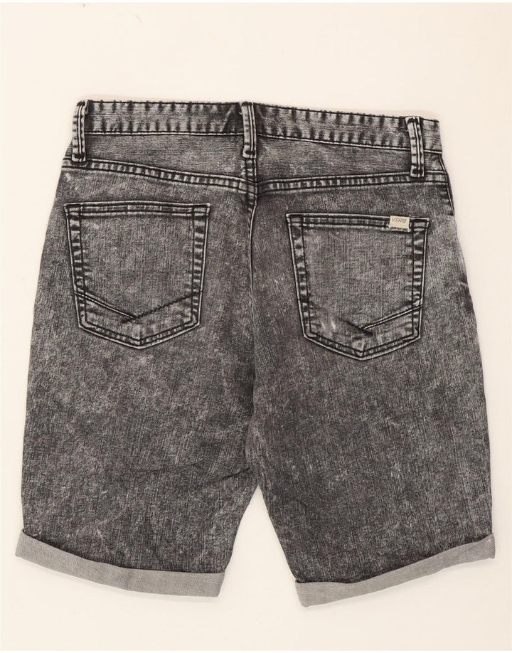 Vans Dame Acid Wash Denim Shorts W28 Medium Grå