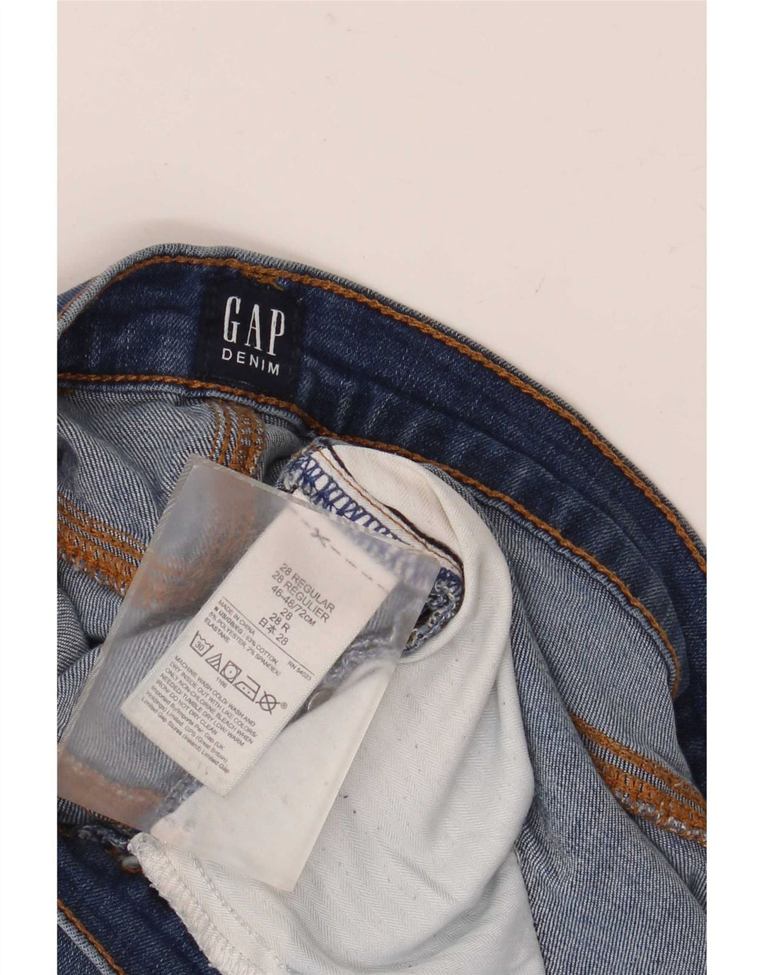 Gap Dame Skinny Jeans W28 L30 Blå Bomuld