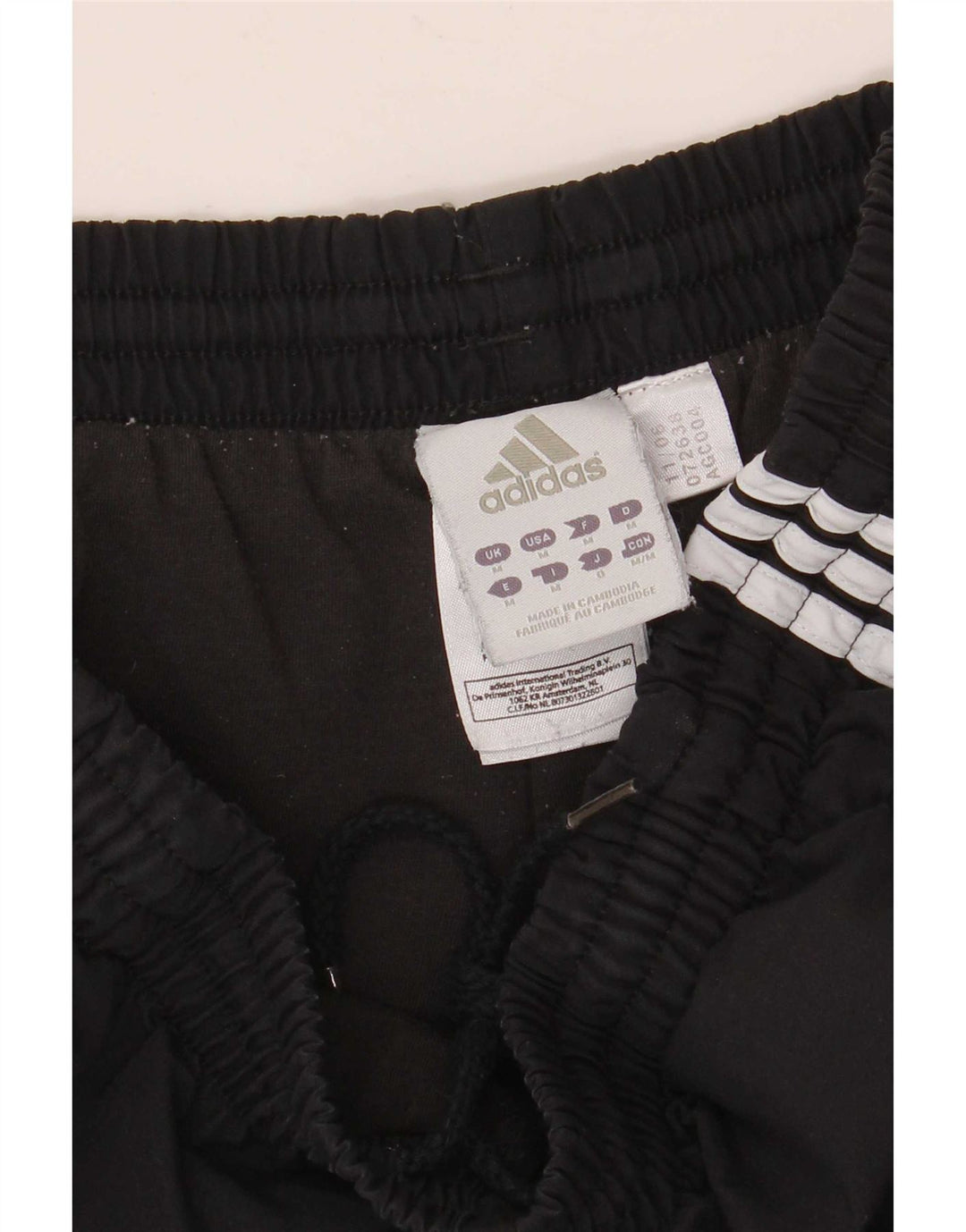 Adidas Træningsdragtsbukser til mænd Medium Sort Polyester