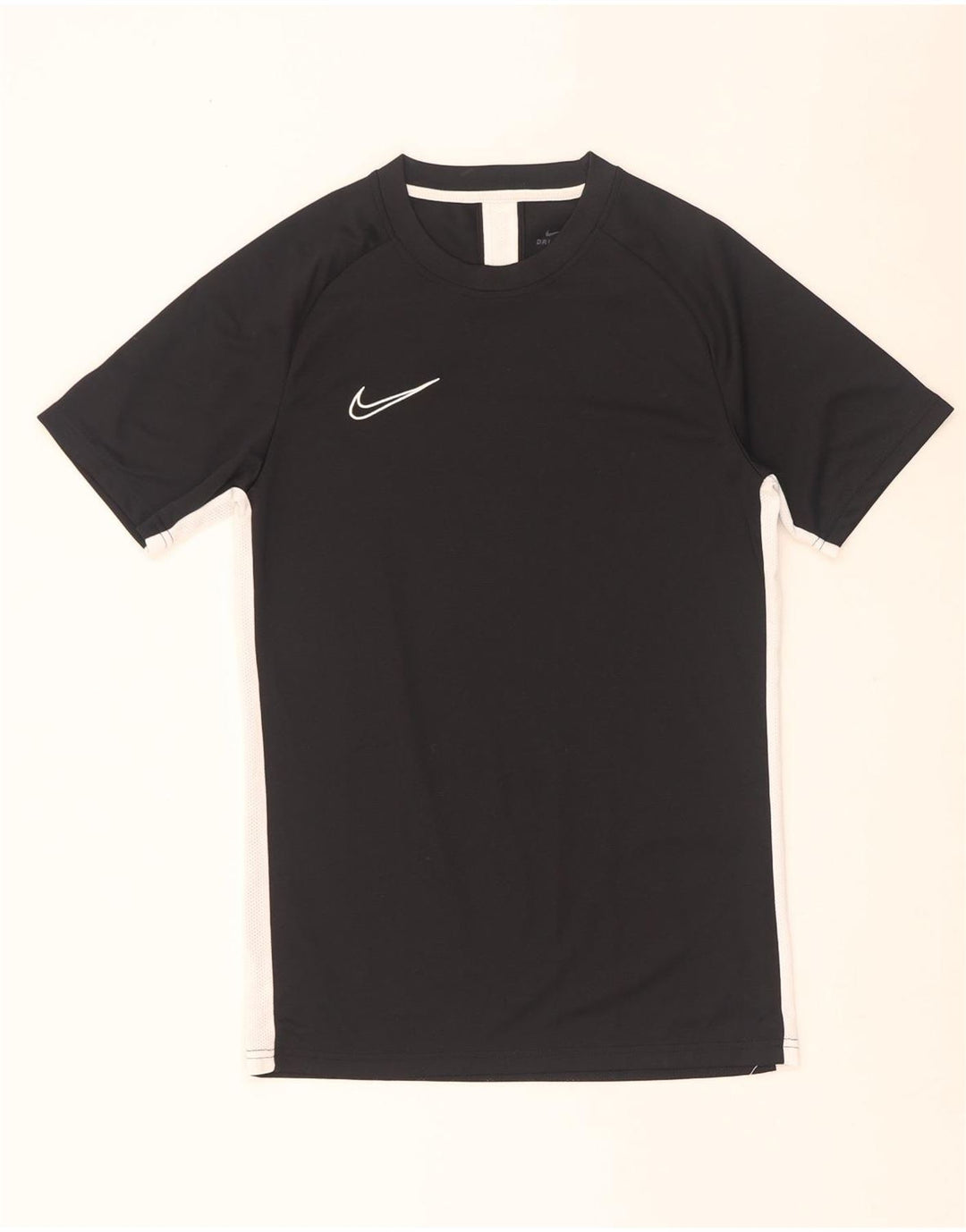 Nike Herre Dri Fit T-Shirt Top Lille Sort Colourblock