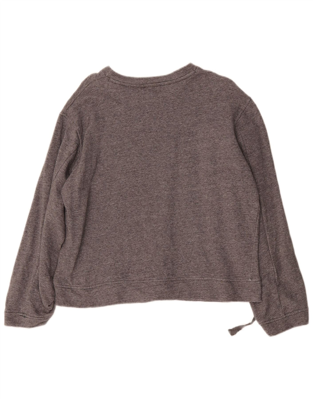 Zara Dame Oversized Sweatshirt Jumper UK 10 Small Grå Flecked