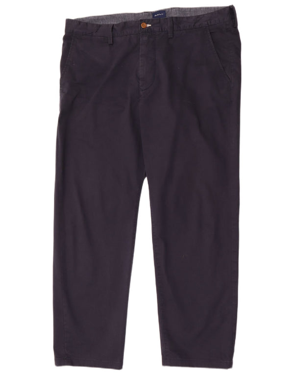 Gant Herre Regular Chino Bukser W38 L30 Marineblå Bomuld