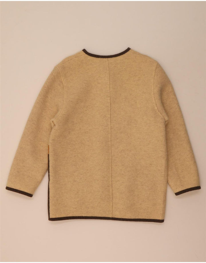 Sigi Scheiber Dame Oversized Cardigan Sweater EU 36 Small Beige