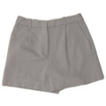 Zara kvinders højtaljede chinoshorts Medium W28 blå bomuld