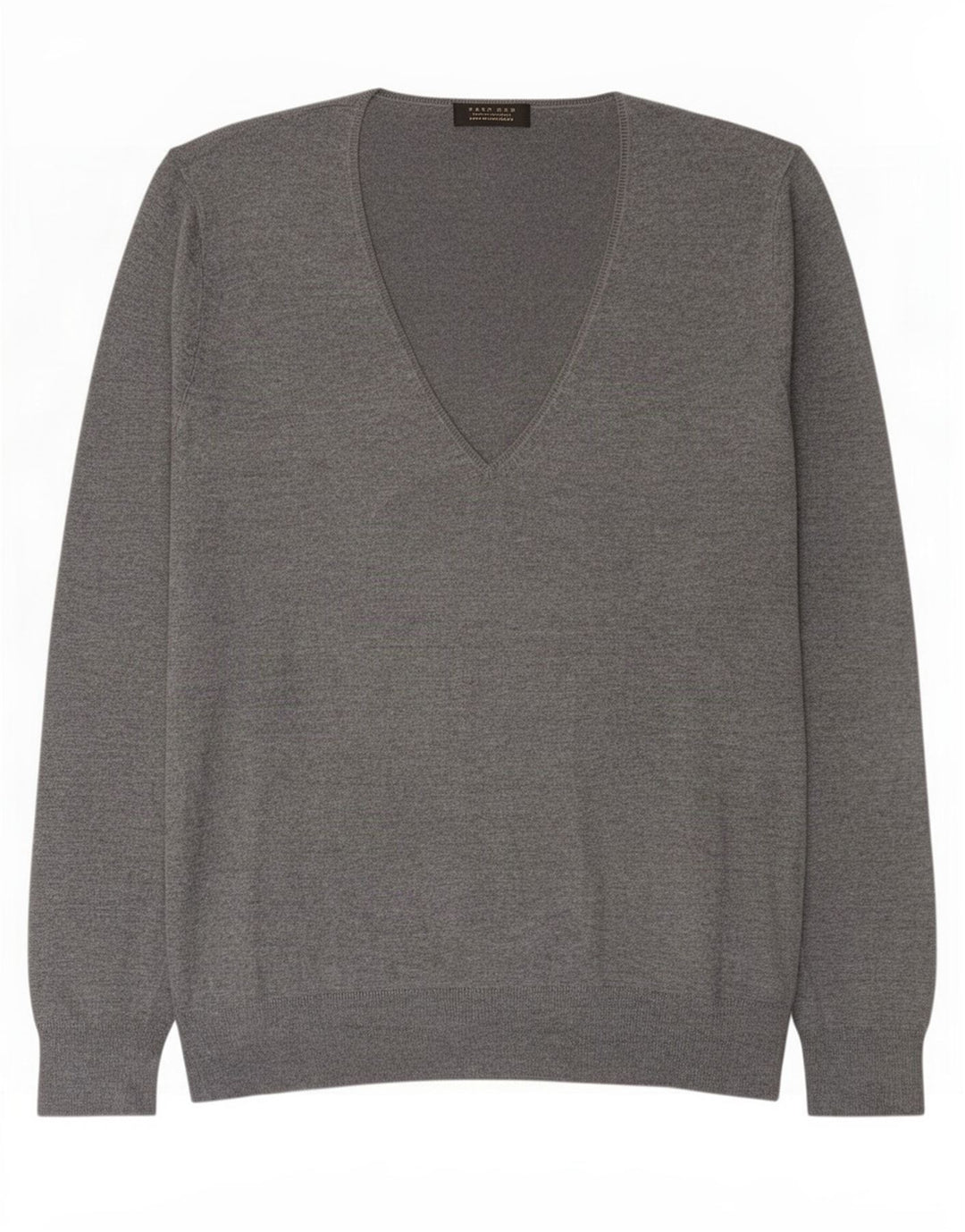 Zara Herre V-hals sweater XL Grå