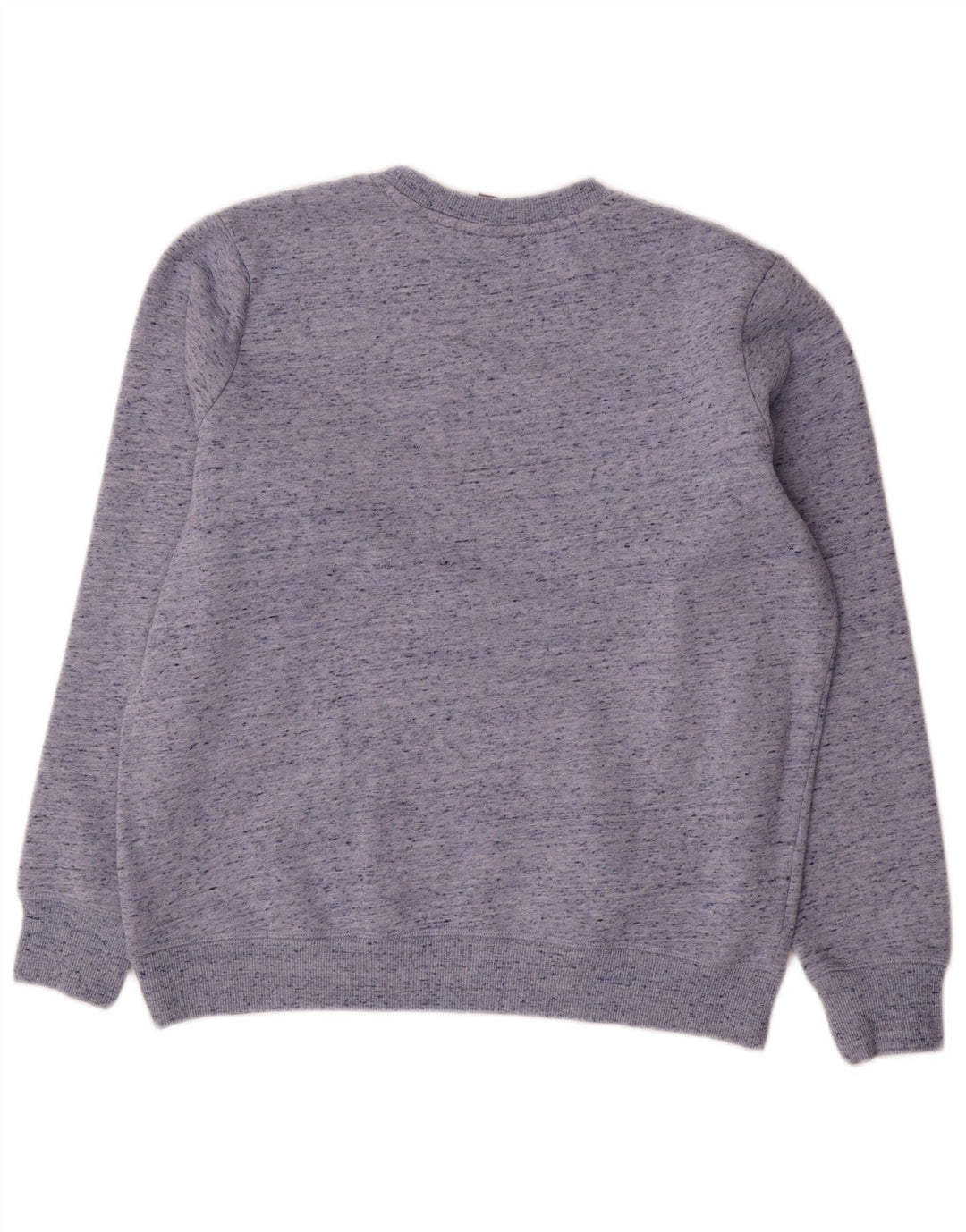 Superdry Oversized Sweatshirt Jumper UK 12 Medium Blue Flecked