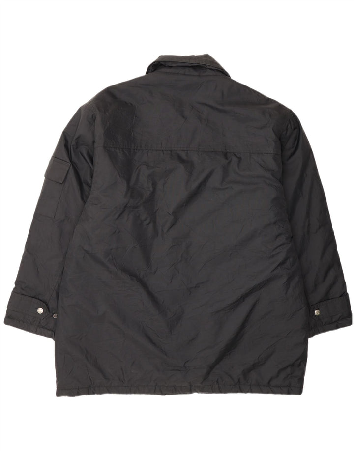 Valentino Herre Windbreaker Coat IT 54 2XL Sort Polyamid