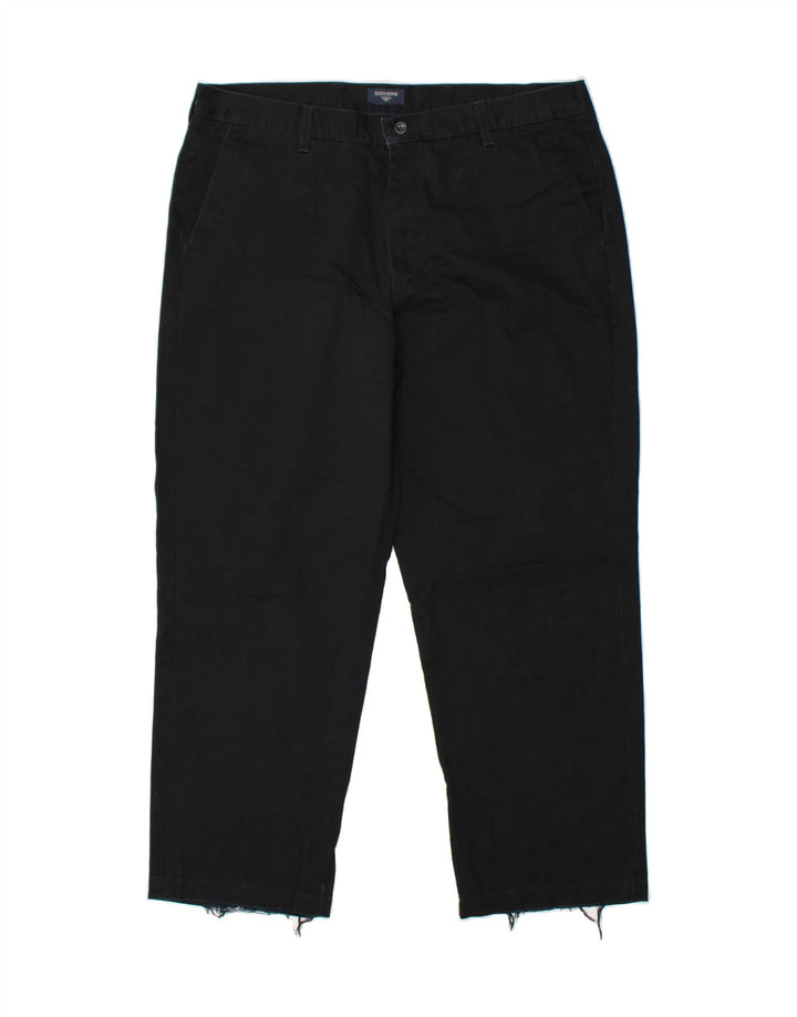DOCKERS Mens Straight Chino Trousers  W38 L29 Black Cotton Vintage Dockers and Second-Hand Dockers from Messina Hembry 