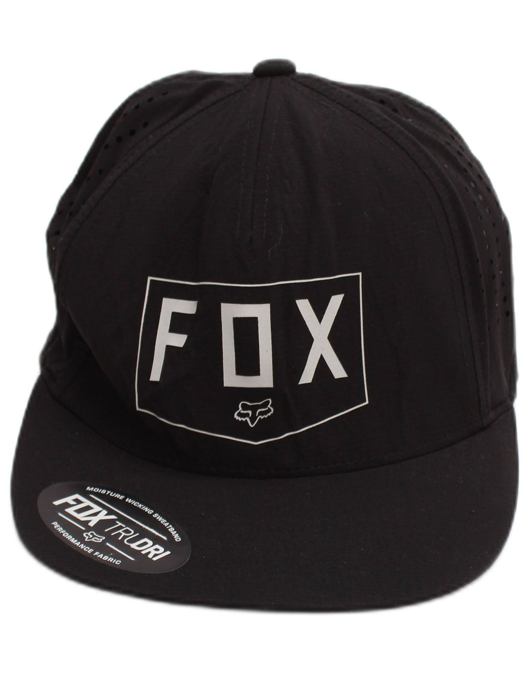 FOX Mens Snapback Cap One Size Black Nylon Sports