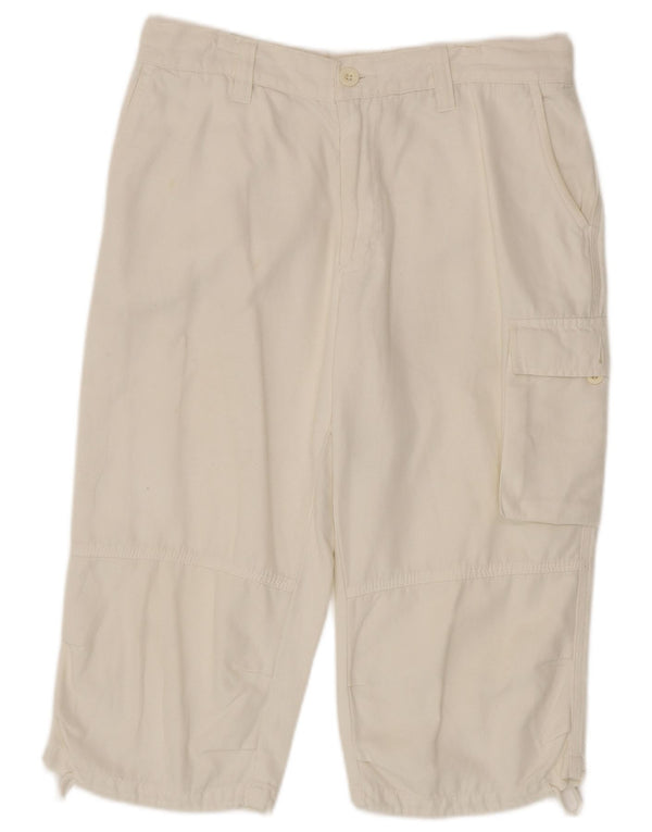 North Sails Herre Cargo Bermuda Shorts IT 46 Small W32 Hvid Bomuld