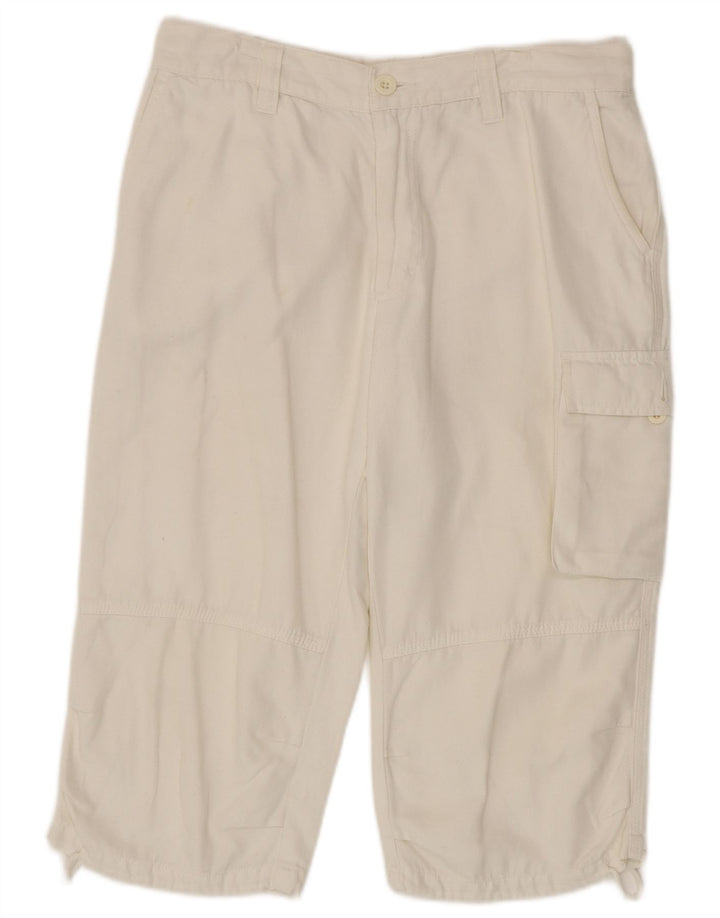 North Sails Herre Cargo Bermuda Shorts IT 46 Small W32 Hvid Bomuld