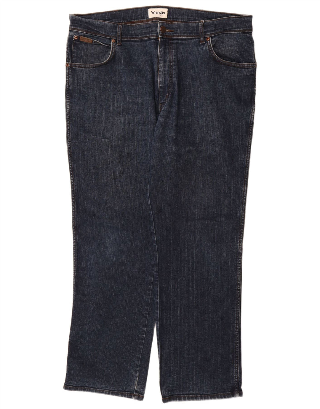 Wrangler Straight Jeans til mænd W38 L30 Marineblå Bomuld